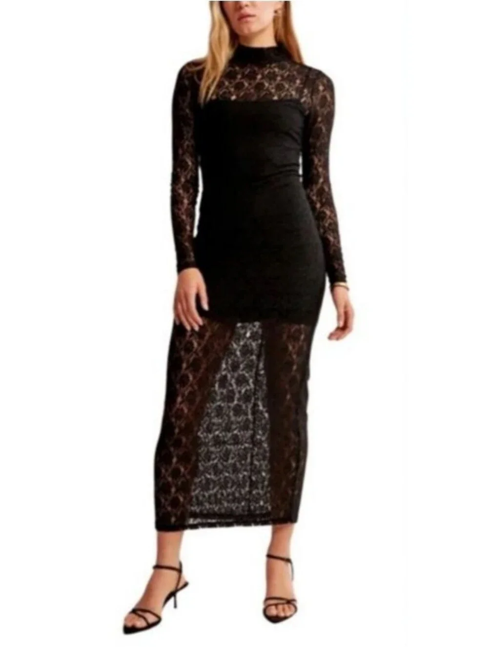 blue dress yellow belt Harlow Gold Leather in Gem Accents from waist to knee upload-20201102 Altar'd State | Alouette Length:Tall (5'6